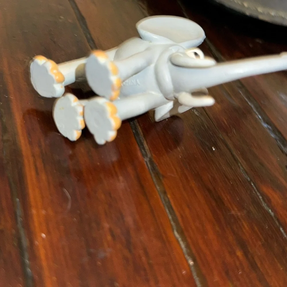 Zoo funny long legged elephant Pvc birthday cake topper toy figure